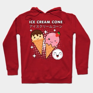 Kawaii Ice Cream Cone Hoodie